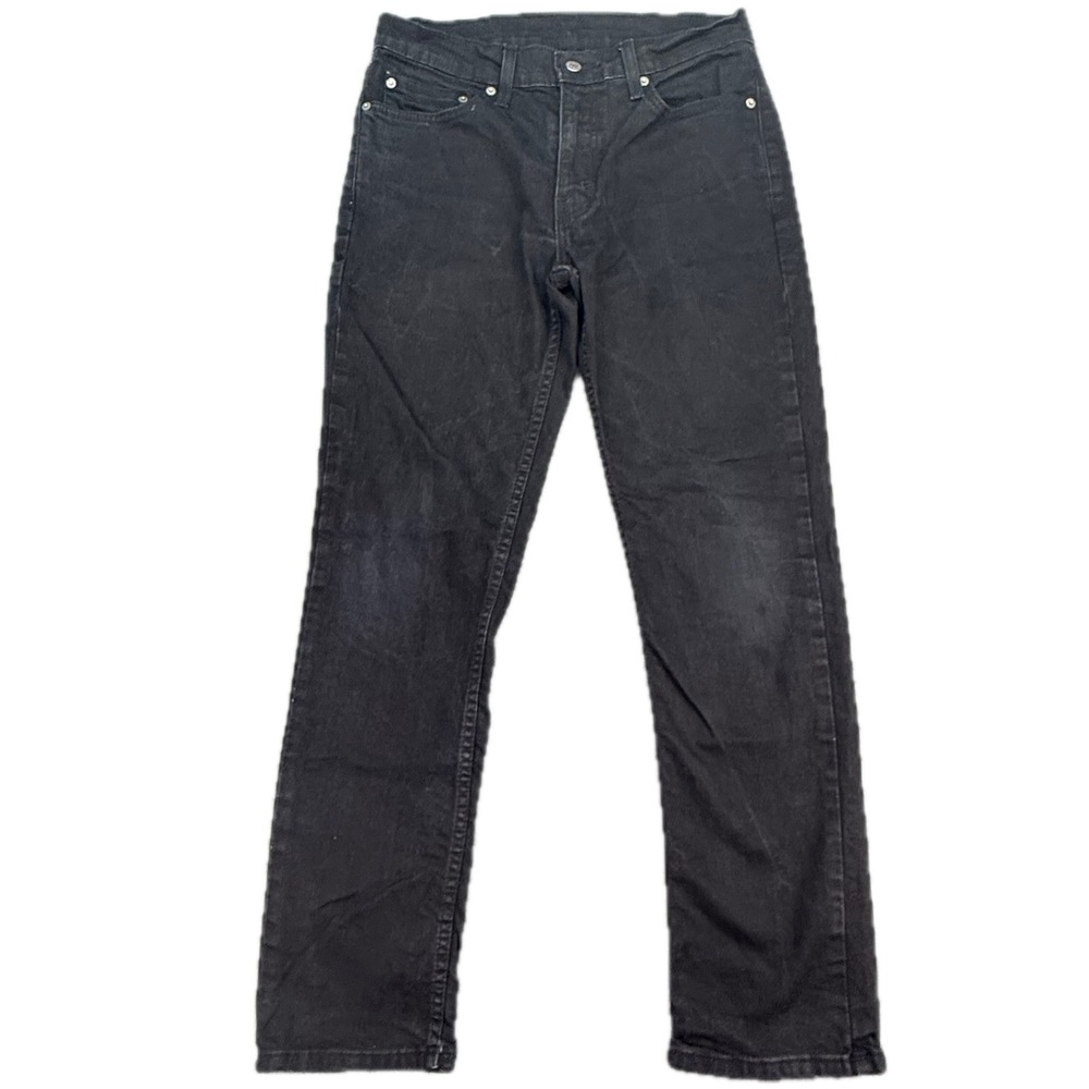 Levi's 511 Slim Fit Jeans Mens 31x30 Black Stretch Denim 04511-1907